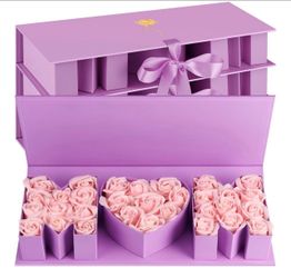 Mother’s Day “MOM” Flower Gift Box – NEW (Box Only) Retail $40