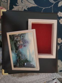 Vintage Thomas Kinkade "Lamplight Brooke" Wooden Jewelry Box  p/u near Gilbert High School