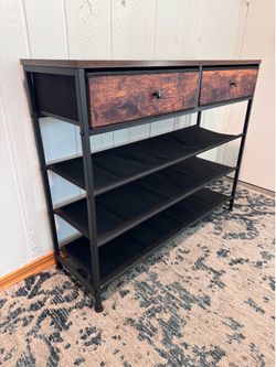 Shoe Rack w Drawers