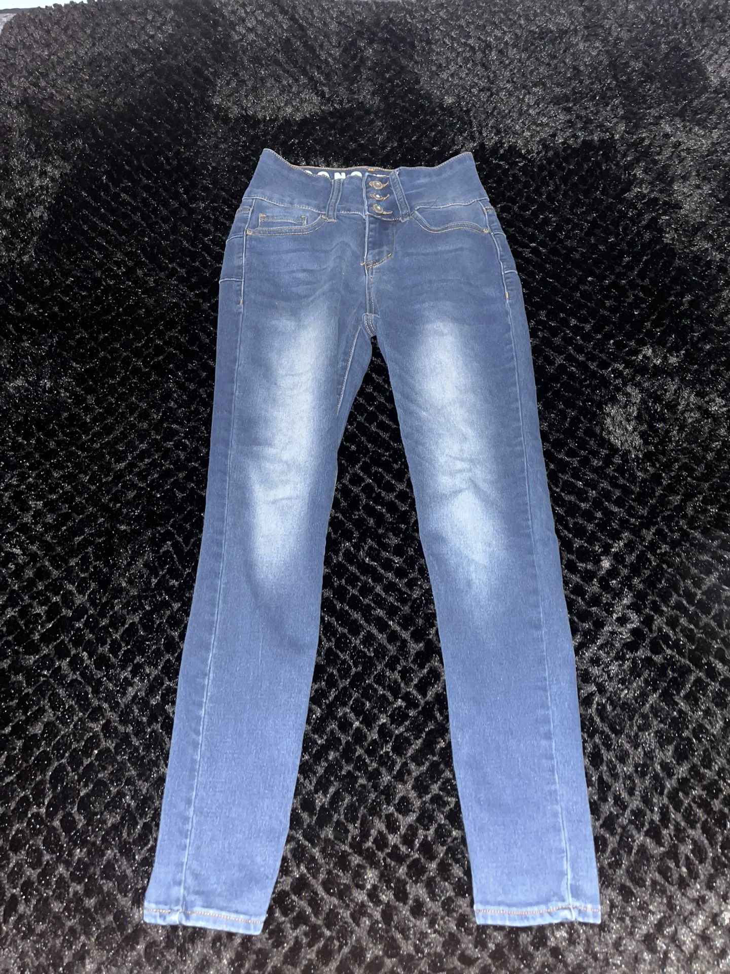 S.O.N.G. Women’s Curvy High Rise Skinny Ankle Jeans Size 5 / 27 Blue
