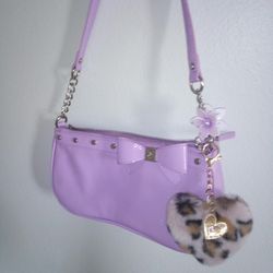 Lavender Juicy Couture Bow Purse 