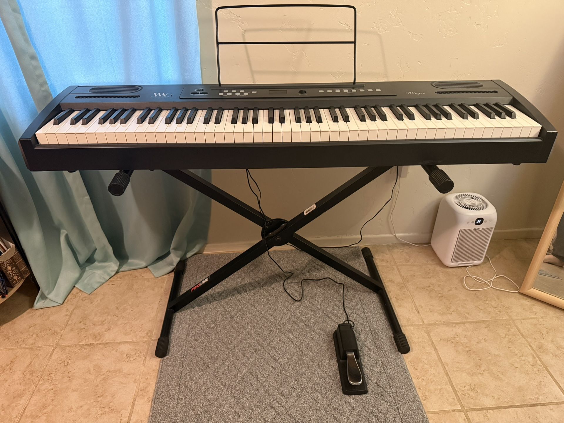 $200 OBO - 88 Weighted Keyboard , Williams Allegro