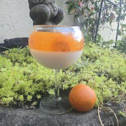 Handmade Orange Radiance Drink Candle