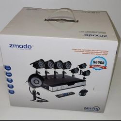 ZMoto 8 Cameras Channel DVR Surveilance System
