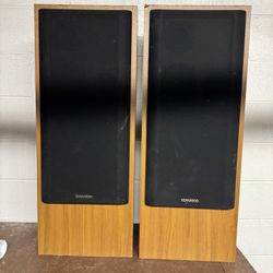 2 Kenwood JL-802 140W 8 Ohm 3 Way Speakers