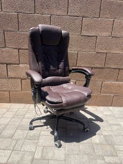 Brown office chair