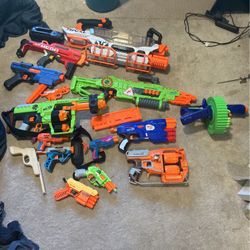 Lot Of Nerf Guns