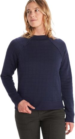 Marmot Roice Navy Blue Crew Neck Pullover - Women's Size XS