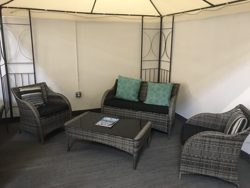 4pc Outdoor Wicker Rattan Outdoor Patio Furniture Set