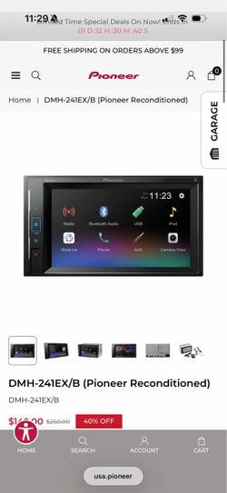 pioneer dmh 241ex