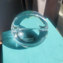 Tiffany & Co. Crystal Paperweight