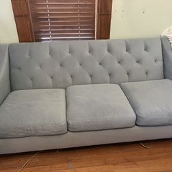 Light blue Sofa & Chair