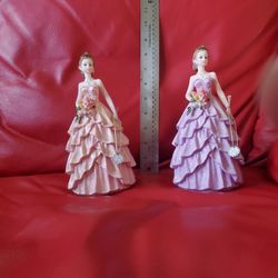 2 Quinceanera Dolls For Party Decorations 