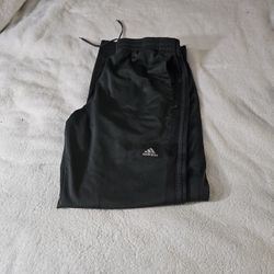 Extra Large Adidas Elastic Sweatpants Gray In Color