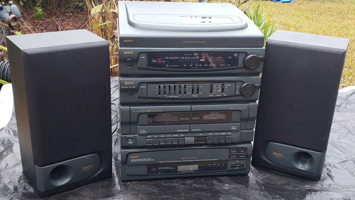Vintage GPX Home Music System