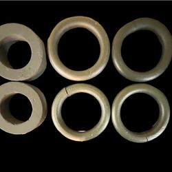 6 Green Floral Foam Wreaths