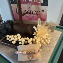 Elegant Handmade Bracelet With Heart Charm