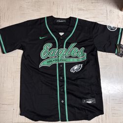 Eagles Baseball Jersey Saquon Barkley 