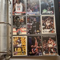Shaq - Shaquille O’Neil / Charles Barkley - Collectible Trading Cards - Collection Basketball Cards Bundle - Olympic
