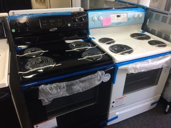 New electric stove