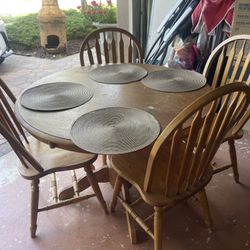 Real Mahogany Breakfast Table 