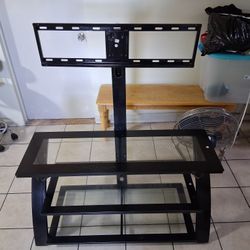 Floor TV Stand with Swivel Mount