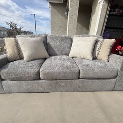 Grey Goose Feather Couch 