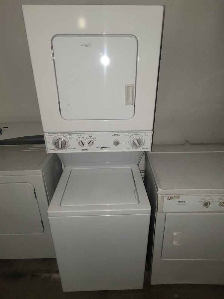 Kenmore 24" Wide Top Loading Washer With Agitator And Dryer Electric 110volt No Gas Required