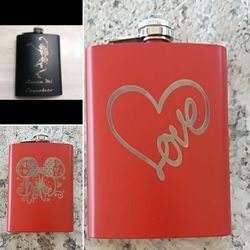 Custom Engraved Flask (Liquor)