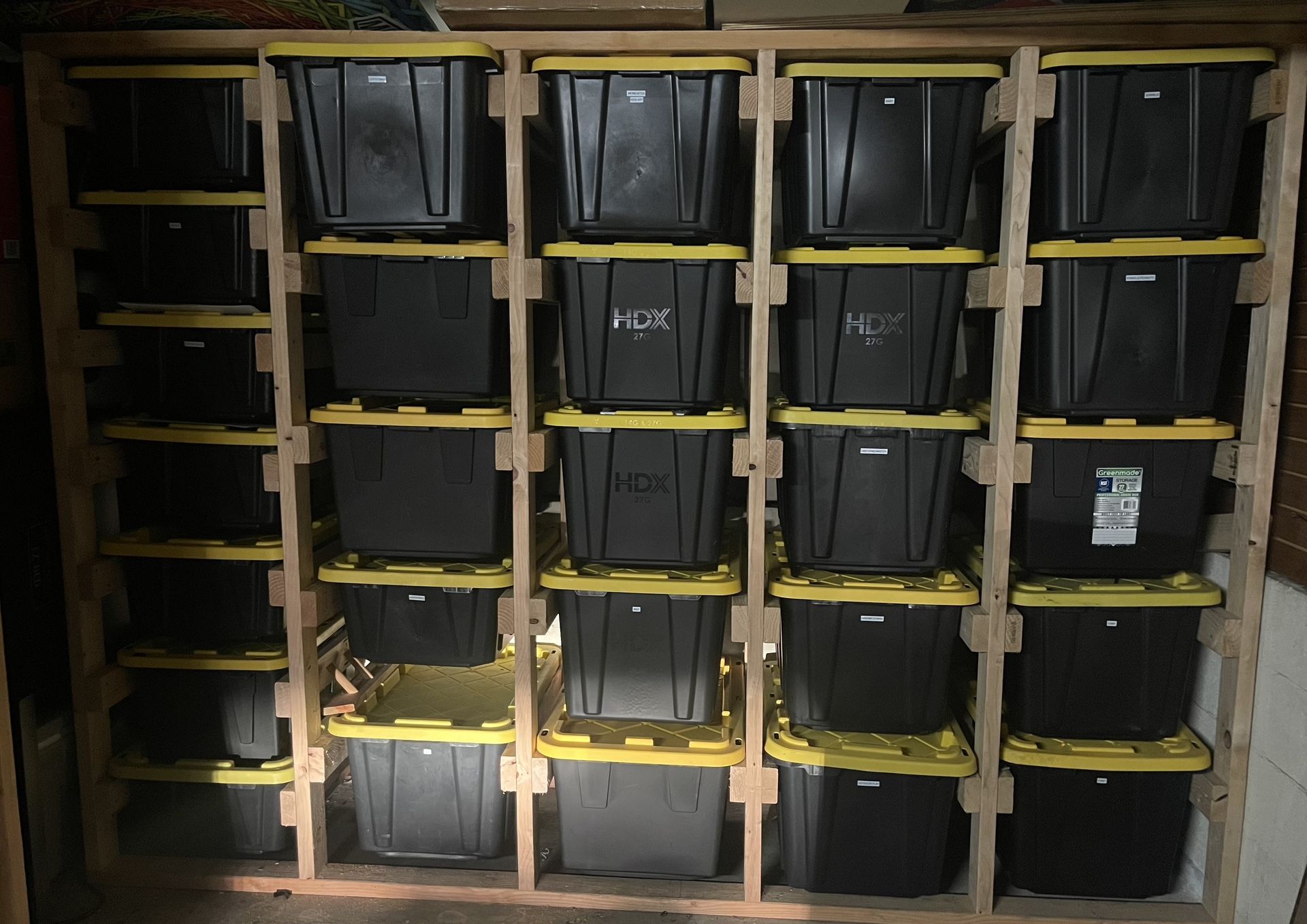 Garage Shelving Unit -Solid Wood 