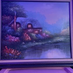 Painting of cottage