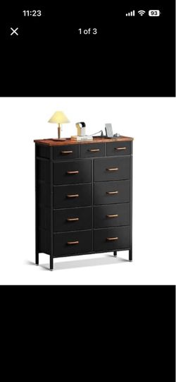 5-Tier Dresser with 11 Fabric Drawers