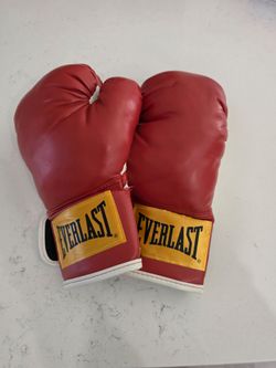 Everlast Red Boxing Gloves