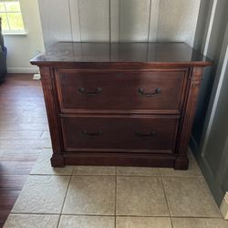 Solid Wood File Cabinet 