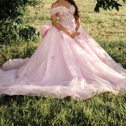 Pink quinceanera dress (rent or buy)