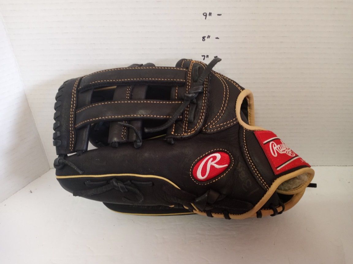 Rawlings GGB1275HB 12.75" Bull Series Baseball Glove Black