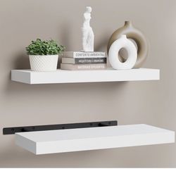 *MOVING SALE - EVERYTHING MUST GO, PICKUP ONLY* 6 White Floating Shelves Still In Box