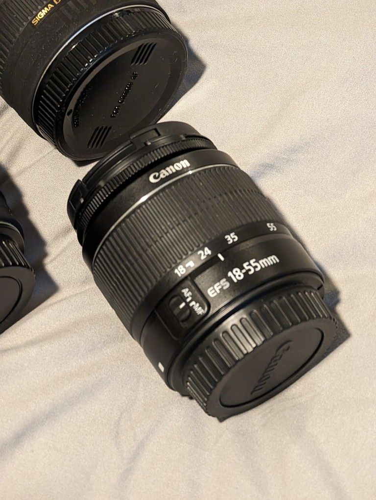 CANON 40D With 4 lenses, Bag, And CF To SD card Converter for Sale in