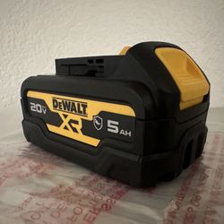 Dewalt 20v XR Solvent / Oil Resistant 5ah Battery (new)