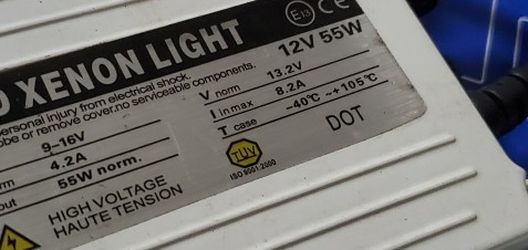 HID XENON Ballast 55w ( Ballast Only)