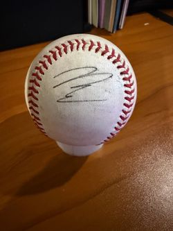 Signed/Game Used Baseball