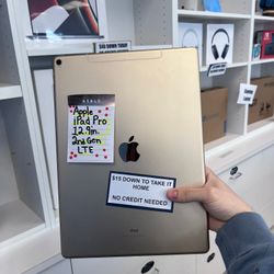 Apple iPad Pro 12.9in 2nd Gen LTE Tablet -90 Day Warranty-$1 DOWN-NO Credit Needed