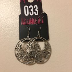 Petal Promenade Silver Earrings