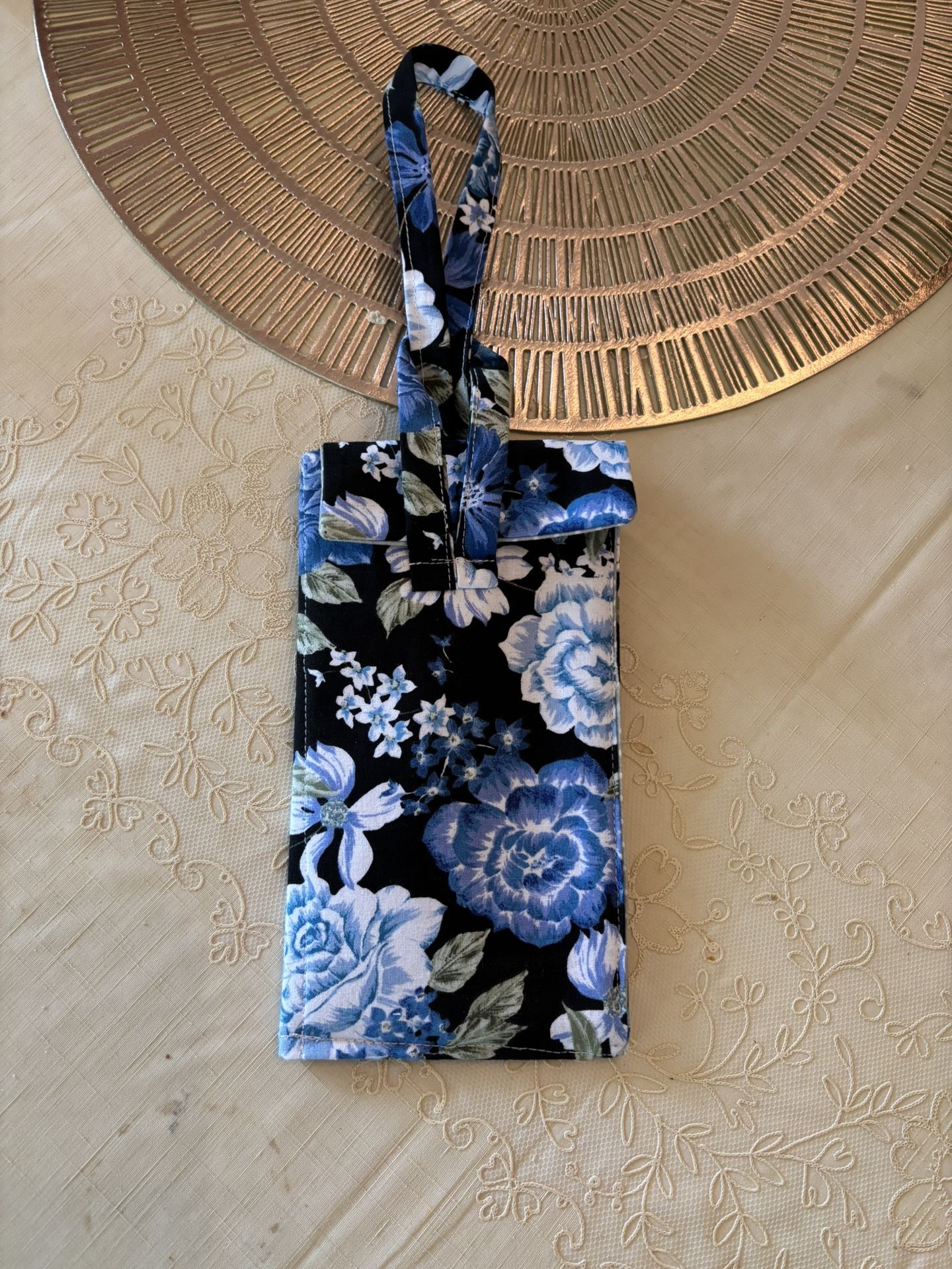 Three Pocket Phone Bag - New - 7” X 4 1/4”