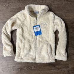 New Girls’ Columbia Fire Side Sherpa Jacket Size Small (7/8)