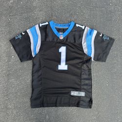 Cam Newton #1 Nike On-Field Jersey Size 40 Stitched NFL Black Carolina Panthers