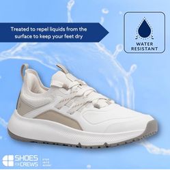 LILA Women's Slip-Resistant Work Sneakers – Stylish, Water-Resistant, Non-Slip Shoes with Revive Cushioning – Comfortable Footwear for Food Service, H