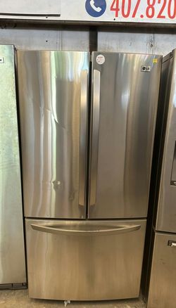 LG 3-Door Stainless Steel Refrigerator
