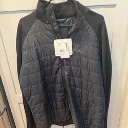 New With Tags Marmot Men’s MERGER HYBRID JACKET XL  Black/Grey $125 MSRP