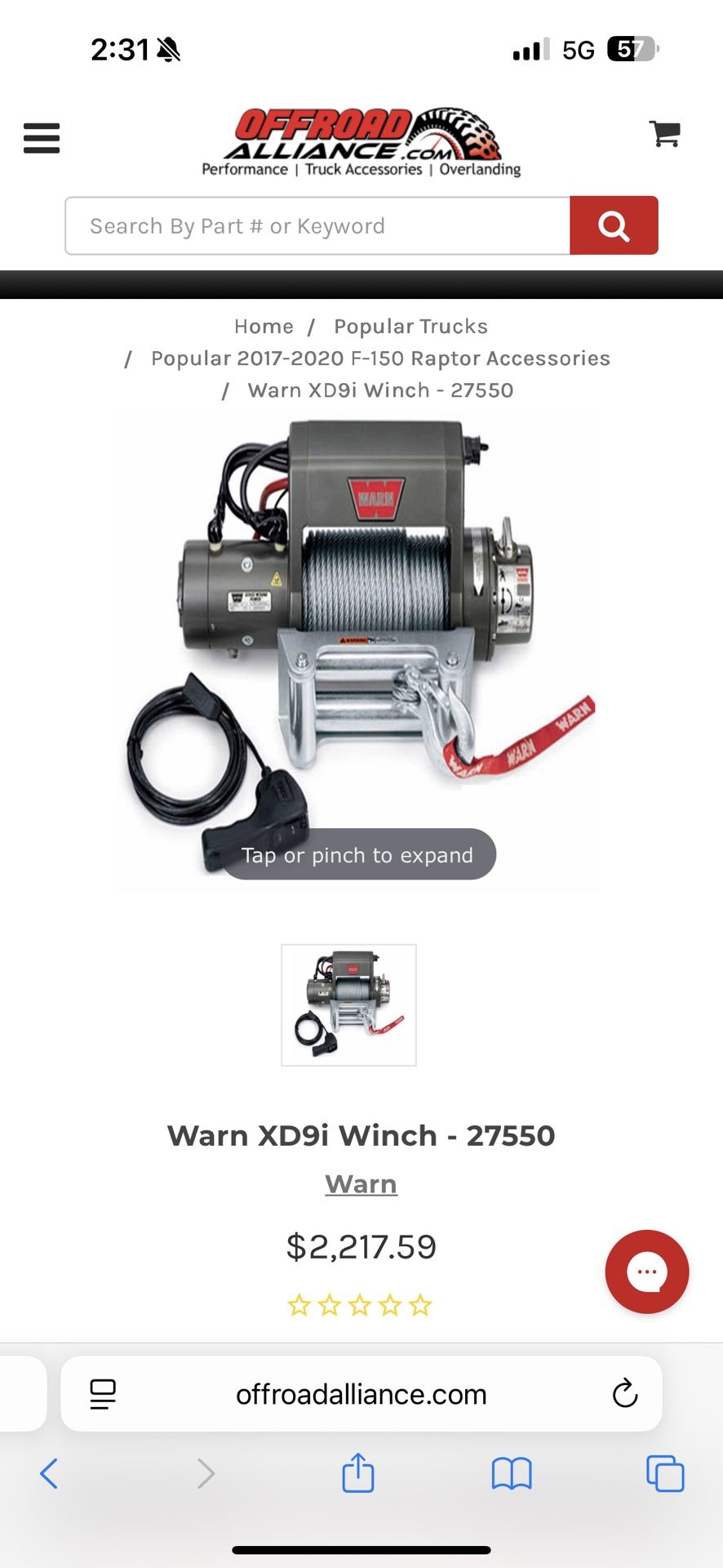Worn 9k Winch